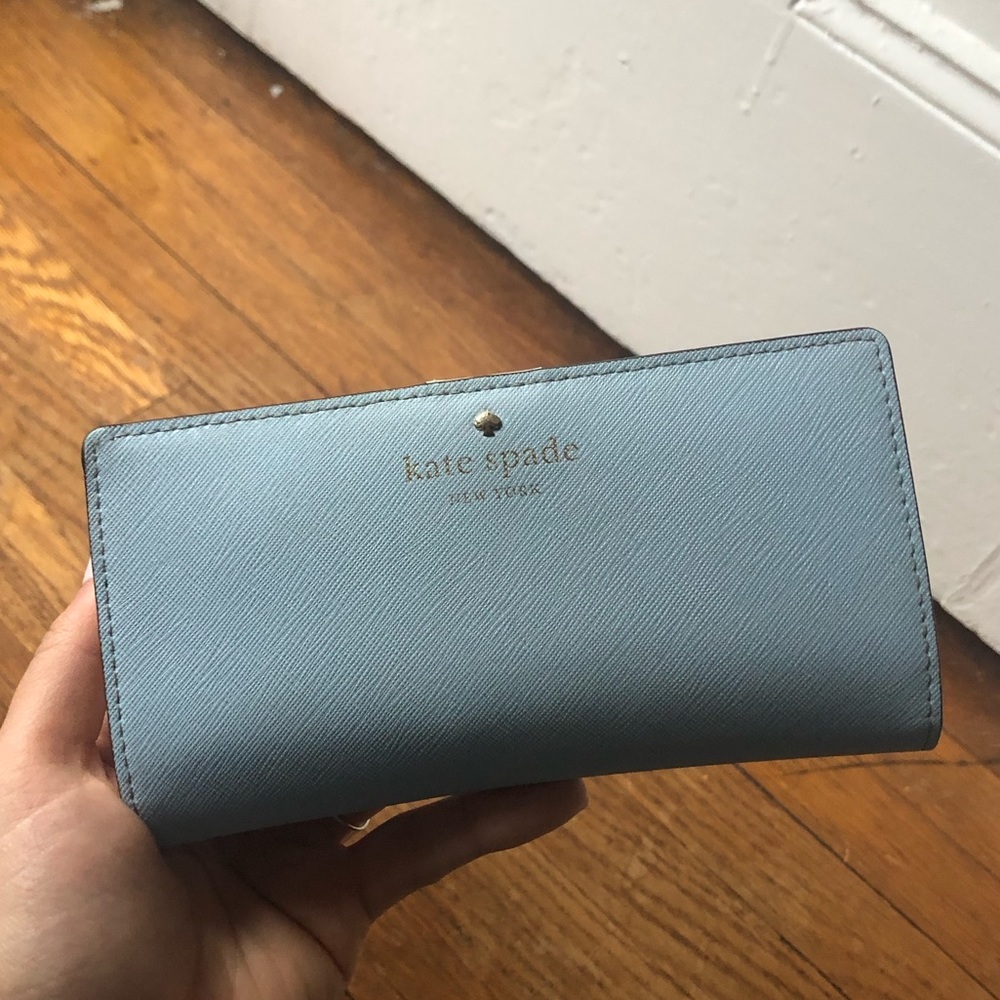 Kate spade blue wallet